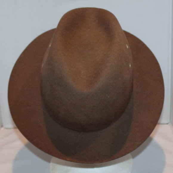 Chapeau Fedora Vintage Golden Gate Co - Laine Noire - Taille S - Style Cowboy/Western